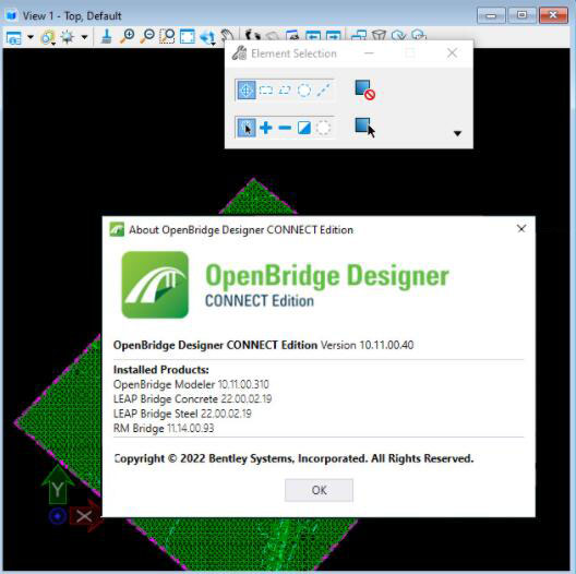Bentley OpenBridge Designer CONNECT Edition 2022 R1 V10.11 64位破解版(附补丁)插图