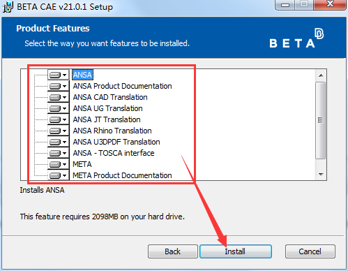 BETA CAE Systems 21安装教程