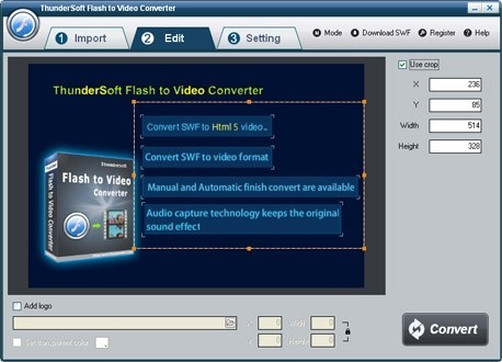 ThunderSoft Flash to AVI Converter(Flash转AVI软件) v4.9.0 破解版插图2