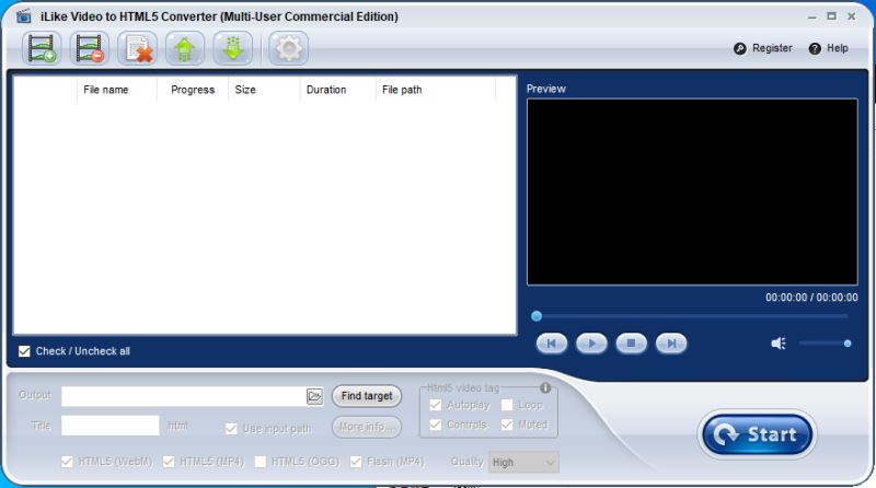 视频转HTML5工具 iLike Video to HTML5 Converter v2.5.0.0 激活版插图