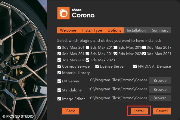 CR渲染器Corona 8.2 for 3ds Max2014-2023 汉化补丁/永久破解补丁(附教程)插图1