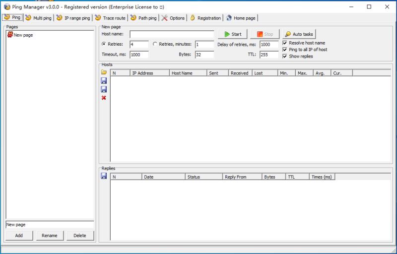 ICMP Ping管理器 Ping Manager 3.0.0 企业破解版 附激活教程插图
