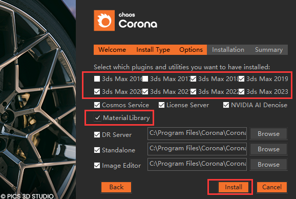 CR9.1渲染器免费下载Chaos Corona9.1 for 3ds Max安装教程-4