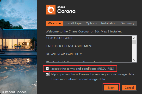 CR9.0渲染器免费下载Chaos Corona9 for 3ds Max安装教程-2
