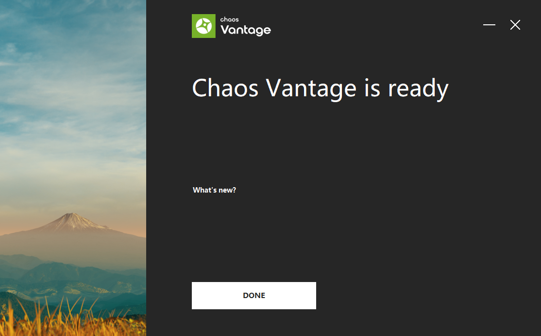 实时光线追踪渲染软件Chaos Vantage v1.8.2免费下载+破解补丁+安装教程-7
