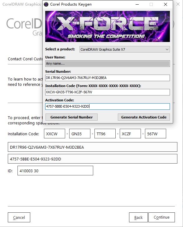 CorelDRAW Graphics Suite X7 v17.1.0.572免费版下载+keygen X-Force-2