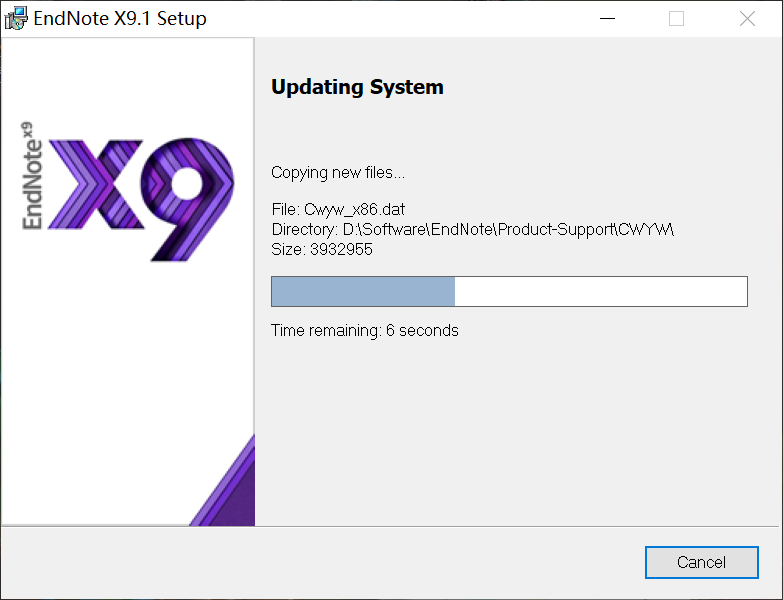 Endnote X9 汉化版 下载和安装教程（附安装包）-9