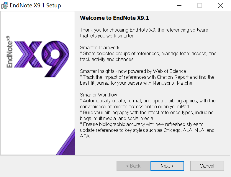Endnote X9 汉化版 下载和安装教程（附安装包）-2