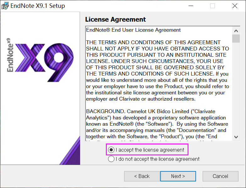 Endnote X9 汉化版 下载和安装教程（附安装包）-5