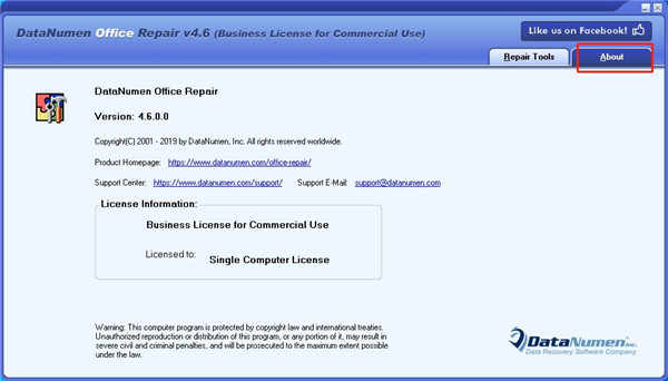 office文件修复工具DataNumen Office Repair破解版下载 v4.6.0.0-9