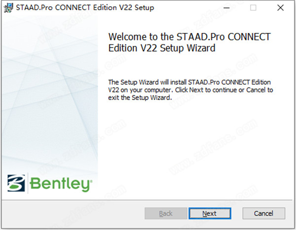 Bentley STAAD Pro Connect Edition 2023 Patch 1 免费版下载+安装教程-1