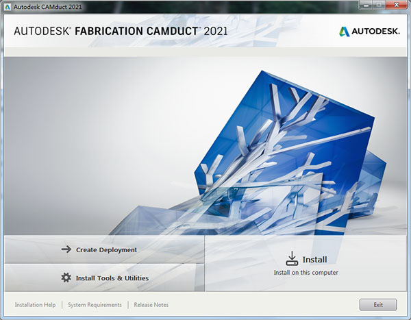 风管设计类软件 Autodesk Fabrication CAMduct 2021免费下载 安装教程-1