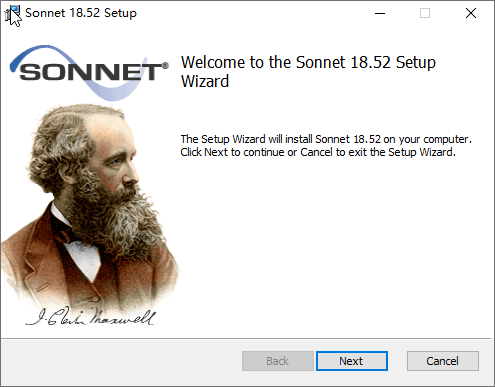 Sonnet 18.52 全波电磁仿真软件下载 安装教程-1