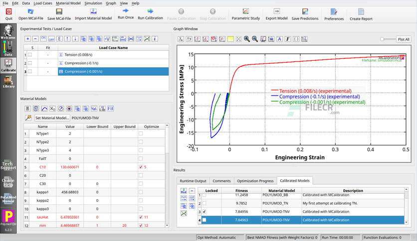 PolymerFEM PolyUMod 6.4.2 + MCalibration 6.6.0免费下载-1